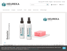 Tablet Screenshot of heureka-shop.com